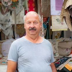 Reisegewerbe Hans-Dieter Wunder, - Einzelhandel mit Tischdecken - (